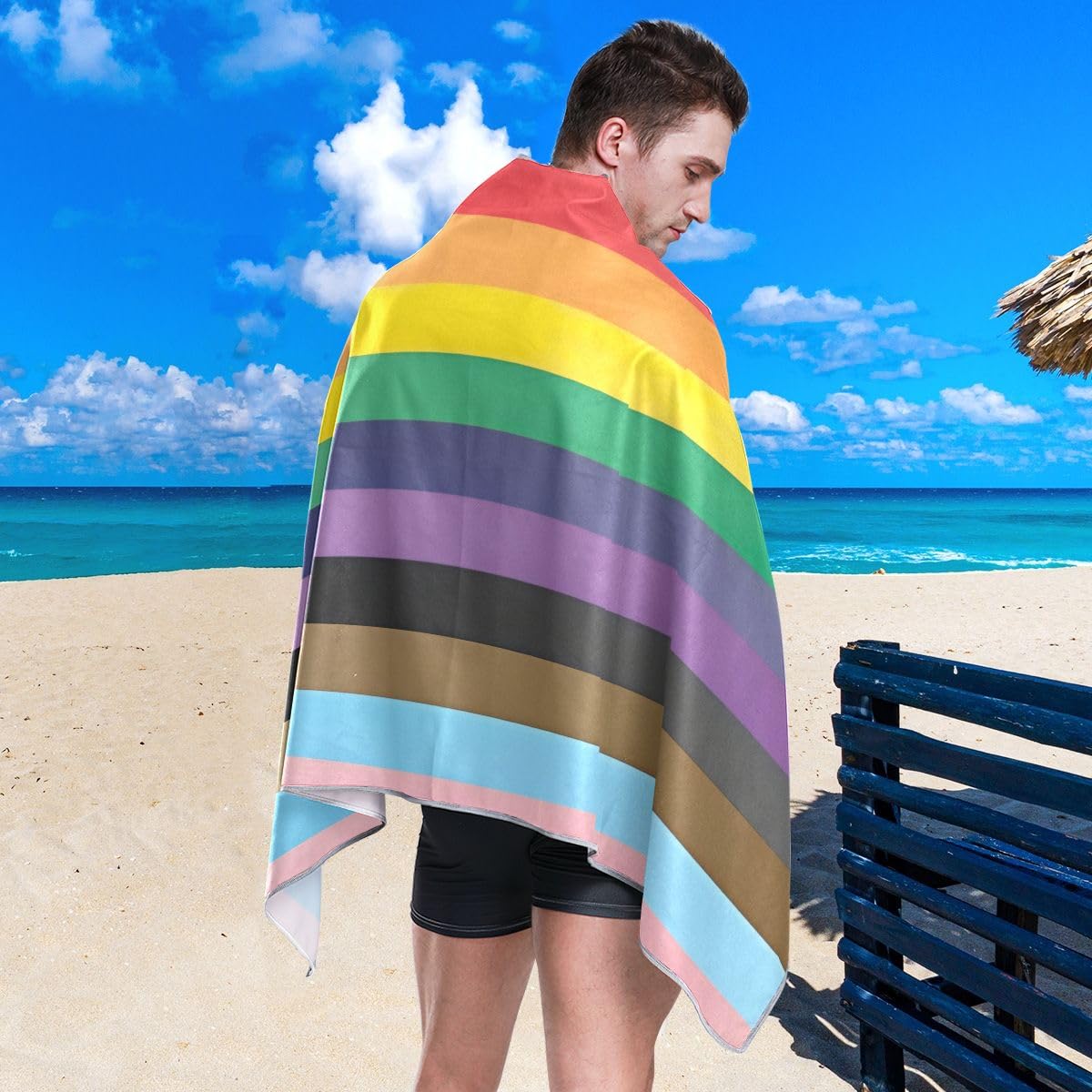 夜遊 Beach Towel(2022) Amazon.com: CHIFIGNO Lightweight Large Beach Towel Oversized 30